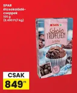 Interspar SPAR étcsokoládé-cseppek ajánlat