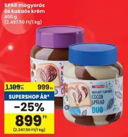 Interspar SPAR mogyorós és kakaós krém ajánlat