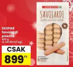 Interspar DESPAR Savoiardi piskóta ajánlat