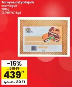 Interspar Tornyos ostyalapok ajánlat