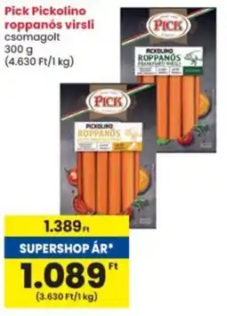 Interspar Pick Pickolino roppanós virsli ajánlat