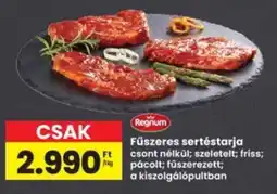 Interspar Regnum Fűszeres sertéstarja ajánlat