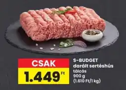 Interspar S-BUDGET darált sertéshús ajánlat