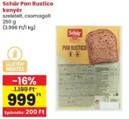 Interspar Schär Pan Rustico kenyér ajánlat