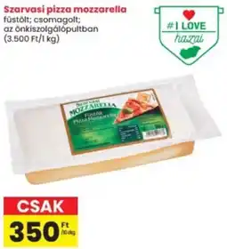 Interspar Szarvasi pizza mozzarella ajánlat