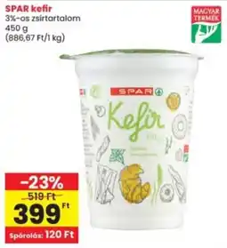 Interspar SPAR kefir ajánlat