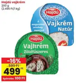 Interspar Hajdú vajkrém ajánlat