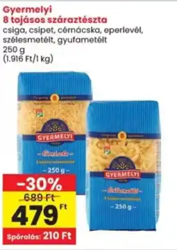 Interspar Gyermelyi 8 tojásos száraztészta ajánlat