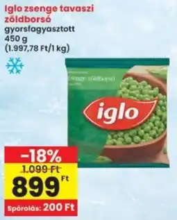 Interspar Iglo zsenge tavaszi zöldborsó ajánlat