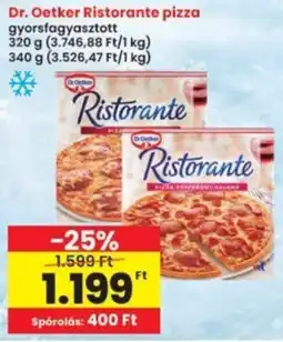 Interspar Dr. Oetker Ristorante pizza ajánlat