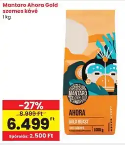Interspar Mantaro Ahora Gold szemes kávé ajánlat