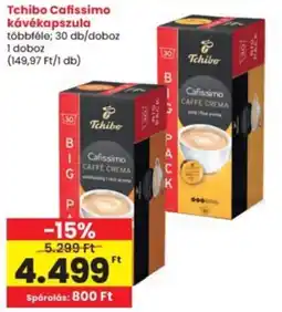 Interspar Tchibo Cafissimo kávékapszula ajánlat