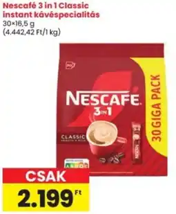 Interspar Nescafé 3 in 1 Classic instant kávéspecialitás ajánlat