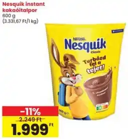 Interspar Nesquik instant kakaóitalpor ajánlat