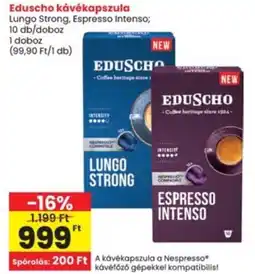 Interspar Eduscho kávékapszula ajánlat