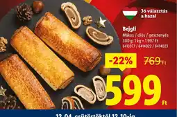 Lidl Bejgli ajánlat