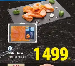 Lidl Füstölt lazac ajánlat