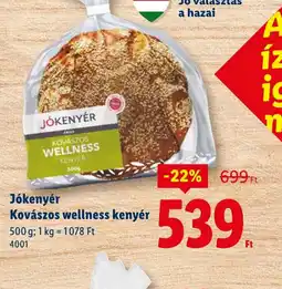 Lidl Jkenyér Kovászos wellness kenyér ajánlat