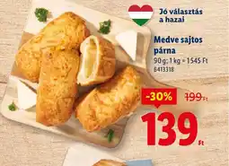 Lidl Medve sajtos párna ajánlat