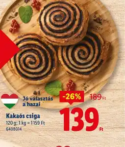Lidl Kakas csiga ajánlat