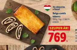 Lidl Belga csokis tekercs ajánlat