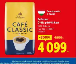 Lidl Bellarom Őrölt, pörkölt kávé ajánlat