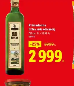 Lidl Primadonna Extra szűz olívaolaj ajánlat