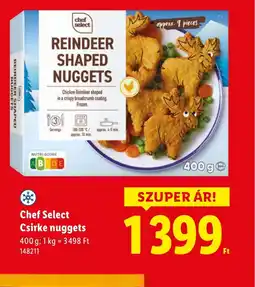Lidl Chef Select Csirke nuggets ajánlat