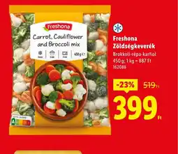 Lidl Freshona Zöldségkeverék ajánlat