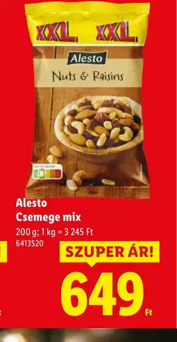 Lidl Alesto Csemege mix ajánlat