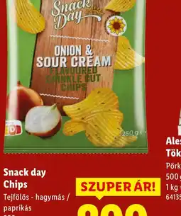 Lidl Snack day Chips ajánlat
