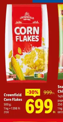 Lidl Crownfield Corn Flakes ajánlat