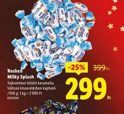 Lidl Roshen Milky Splash ajánlat