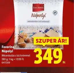 Lidl Favorina Nápolyi ajánlat