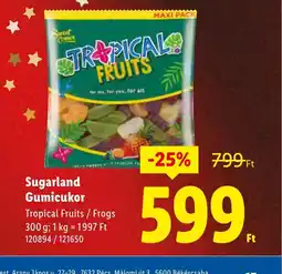 Lidl Sugarland Gumicukor ajánlat