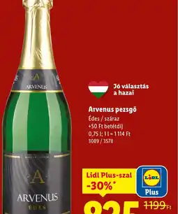 Lidl Arvenus pezsgő ajánlat