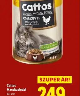 Lidl Cattos Macskaeledel ajánlat