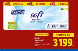Lidl Floralys Toalettpapír ajánlat