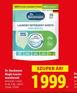 Lidl Dr. Beckmann Magic Leaves moskendő ajánlat
