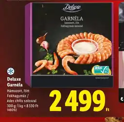 Lidl Deluxe Garnéla ajánlat