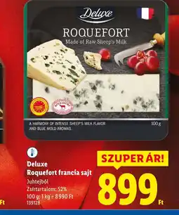 Lidl Deluxe Roquefort francia sajt ajánlat