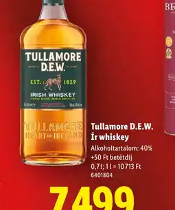 Lidl Tullamore D.E.W. ír whiskey ajánlat