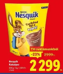 Lidl NESQUIK Kakaópor ajánlat