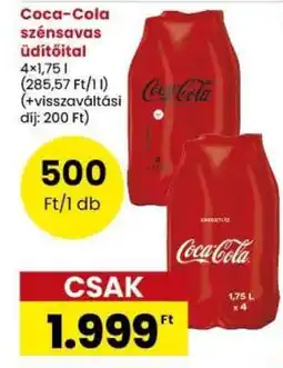 Spar Coca-Cola szénsavas üdítőital ajánlat