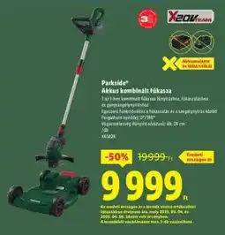 Lidl PARKSIDE Akkus kombinált fűkasza ajánlat