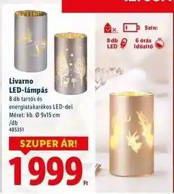 Lidl Livarno LED-lámpás ajánlat
