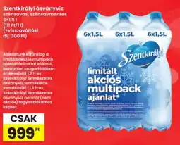 Interspar Szentkirályi ásványvíz ajánlat