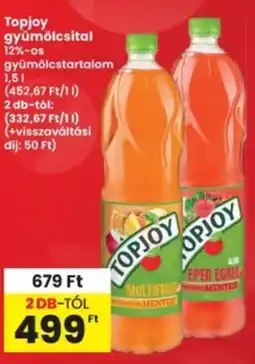 Interspar Topjoy gyümölcsital ajánlat