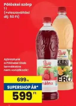 Interspar Pölöskei szörp ajánlat