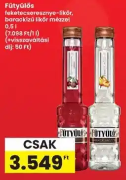 Interspar Fütyülős feketecseresznye-likőr ajánlat